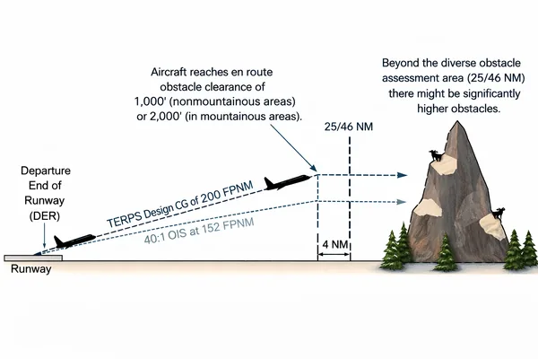 Diverse Departure Obstacle Assessment