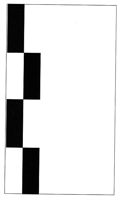 Roadway Edge Stripes, White, Zipper Style
