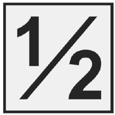 Typical Runway Half-way Sign