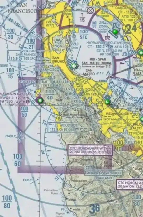 San Francisco (KSFO) Class Bravo Airspace