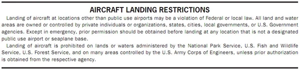 Chart Supplement U.S. Airport Restrictions