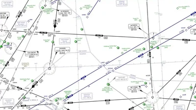 High Altitude En-route Chart
