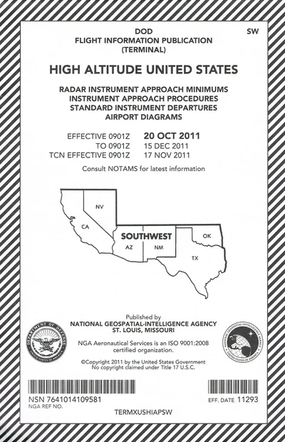 High Altitude Instrument Approach Charts