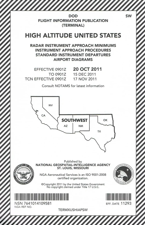 High Altitude Instrument Approach Charts