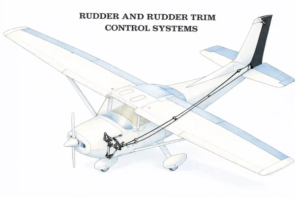 Cessna-172N Rudder System