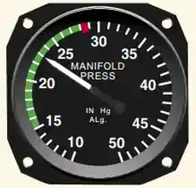 Pilot Handbook of Aeronautical Knowledge, Manifold Pressure Gauge