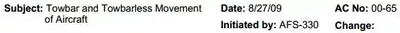 Advisory Circular Header