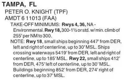 Takeoff Minimums Example