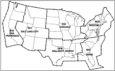 SIGMET Locations - Continguous U.S.